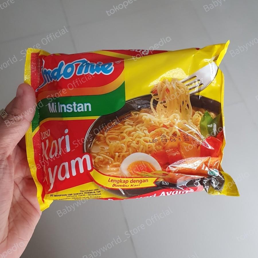 

Indomie Kuah All Variant Mie Instant Rasa Kari / Kaldu Ayam / Seblak Hot Jeletot / Soto Medan / Soto Banjar / Ayam Bawang / Soto Special / Rawon Pedas / Keriting Ayam Panggang