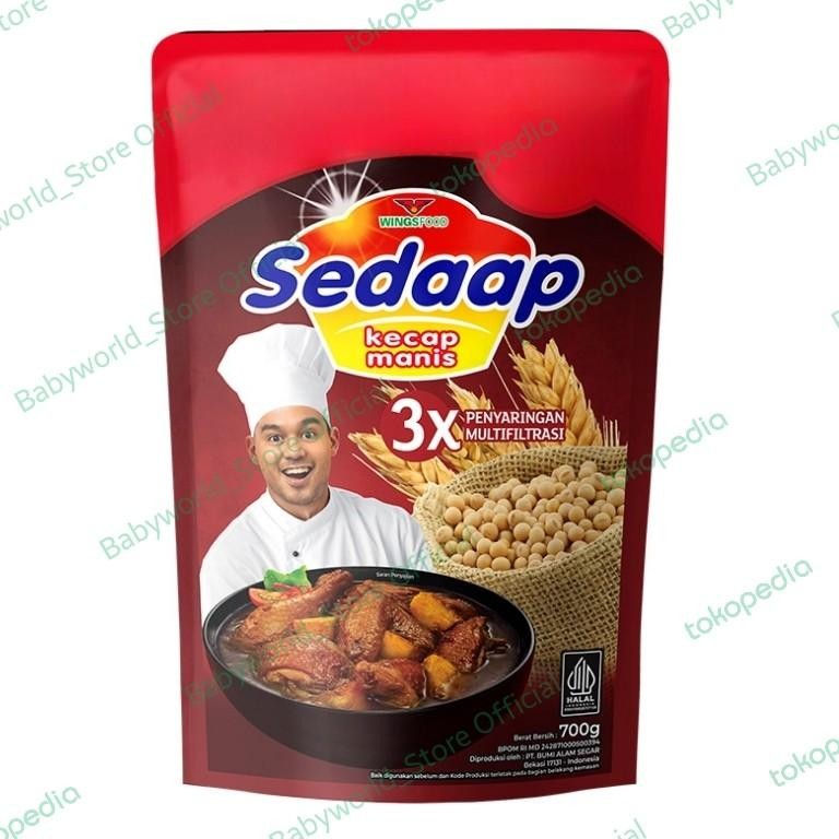 

Kecap Sedaap Kecap Manis Pouch Refill 700ml / 520ml / 210ml