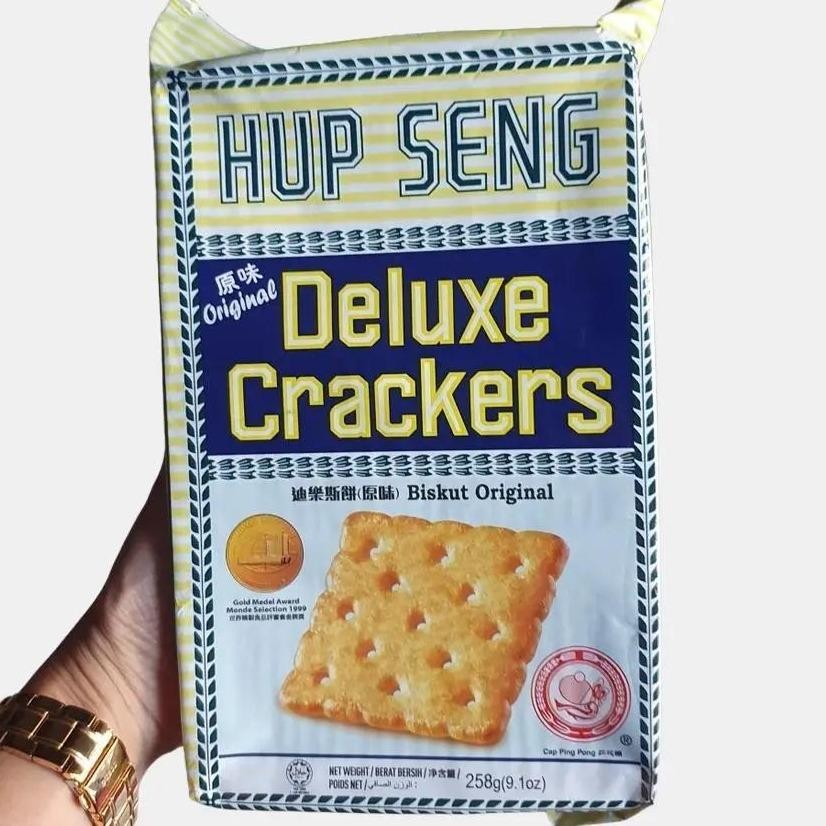Hup Seng Biskuit Original DELUXE CRACKERS 258gr