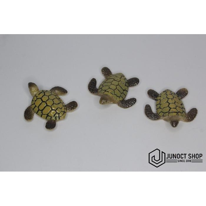 FIGURE HEWAN KURA-KURA RESIN MINIATUR DEKORASI KUE AKUARIUM 02