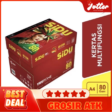 

[ 1 DUS ] Kertas Hvs 80gsm A4 Sinar Dunia | Jotter Grosir ATK