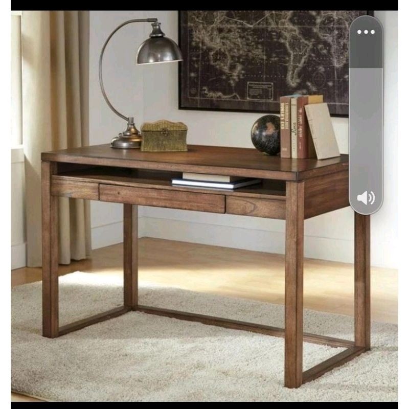 Meja Kerja kayu jati Meja Gaming kayu, Meja komputer minimalis kayu jati perhutani