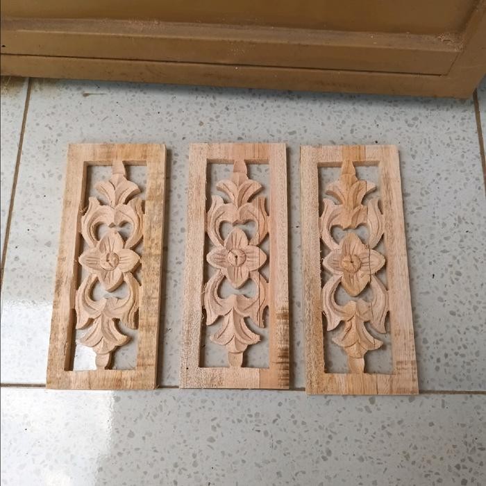 loster ukir loster kayu roster ornamen kusen pintu jendela boven lisplang - IRK