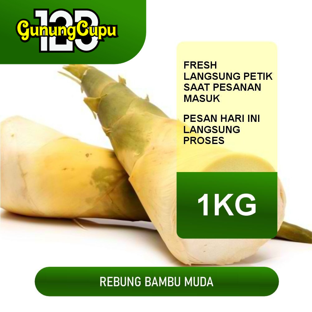 rebung bambu petung/rebung sayur/1kg