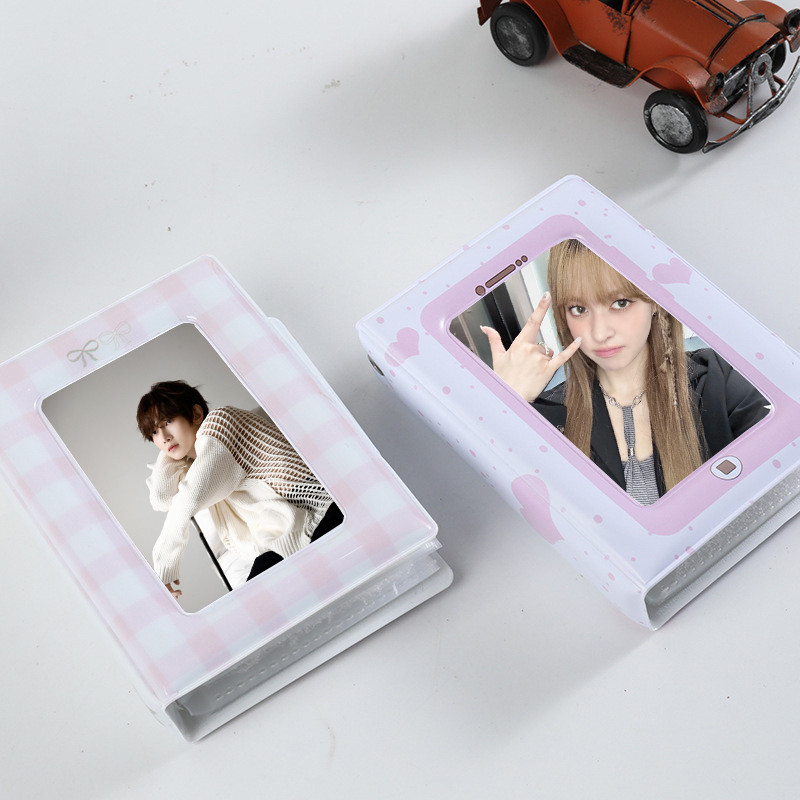 Cute Cat Photo Card Card Album Postcard Organizer Card Album Collectible Card Lomo Card Kpop Binder 
