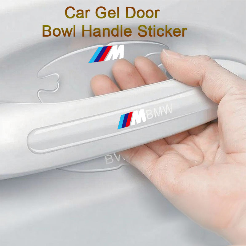 Car door bowl, car door, handle transparent silicone protective pat  for BMW M 1 2 3 4 5 7 Series X1