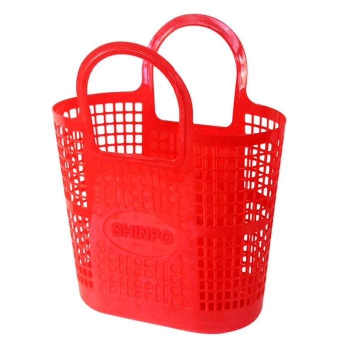 

Shinpo 340 Keranjang Belanja Pasar Jinjing Pigeon Plastik Shopping Bag