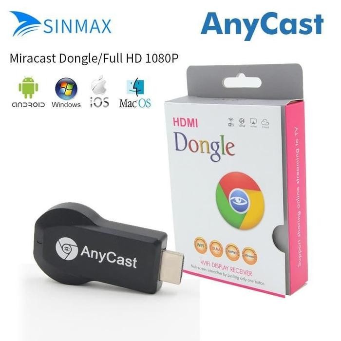 Alat Penghubung Hp Ke TV TANPA KABEL HDMI DONGLE ANYCAST EZCAST