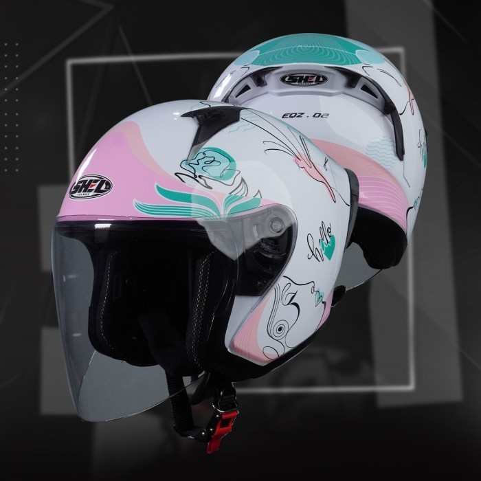 SHEL Motif Eqz 02 - Helm Half Face  | SHEL | Equalizer | Shel Equalizer | Shel Motif | Helm Motif | 