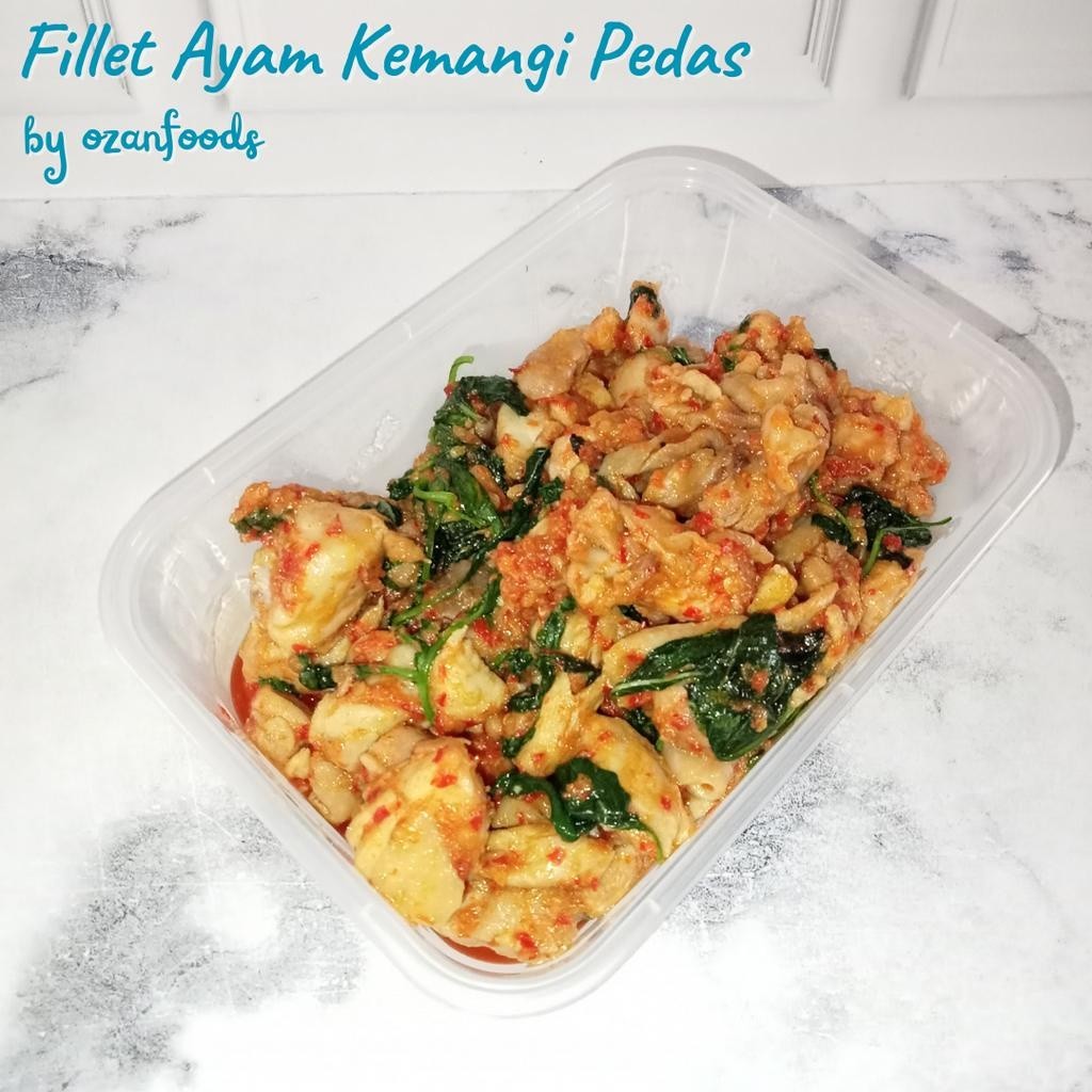 

Fillet Ayam Kemangi Pedas - Fillet Dada / Paha Ayam Kemangi Pedas