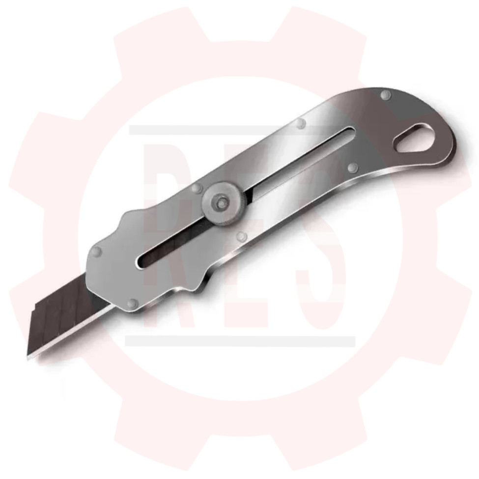 

[RES] Cutter + 10PCS Refil Stainless Baja Cuter Besi Multifungsi 18 MM Tahan Karat