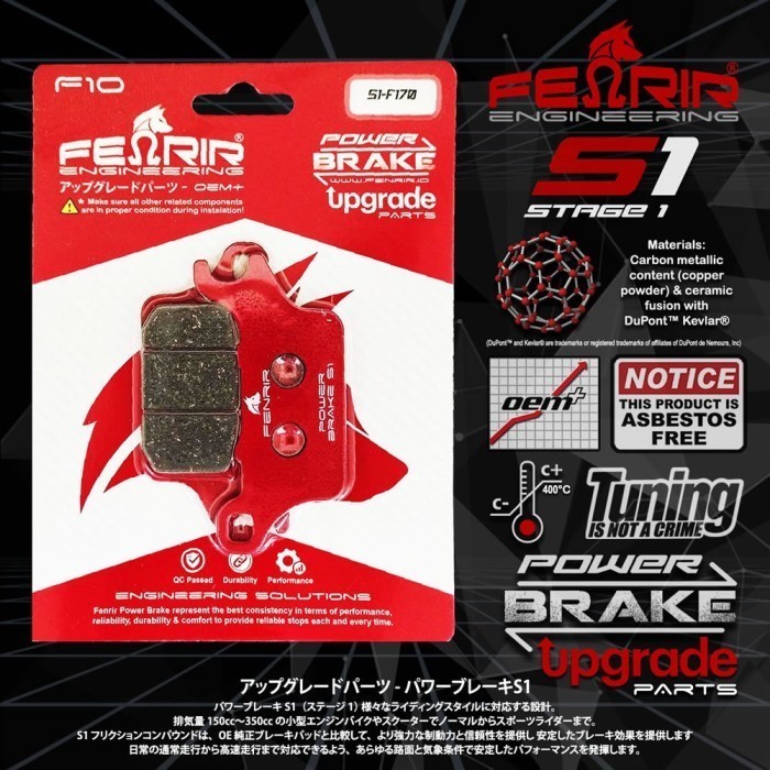 Kampas Rem Depan Genio, Vario 160 CBS