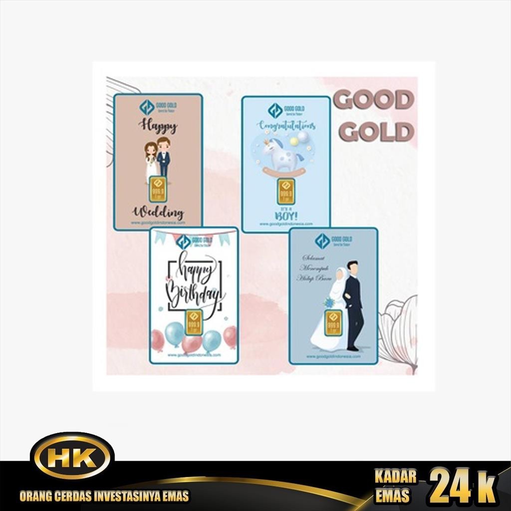 HK Mustika Gold - Logam Mulia  24K - 1 GGI
