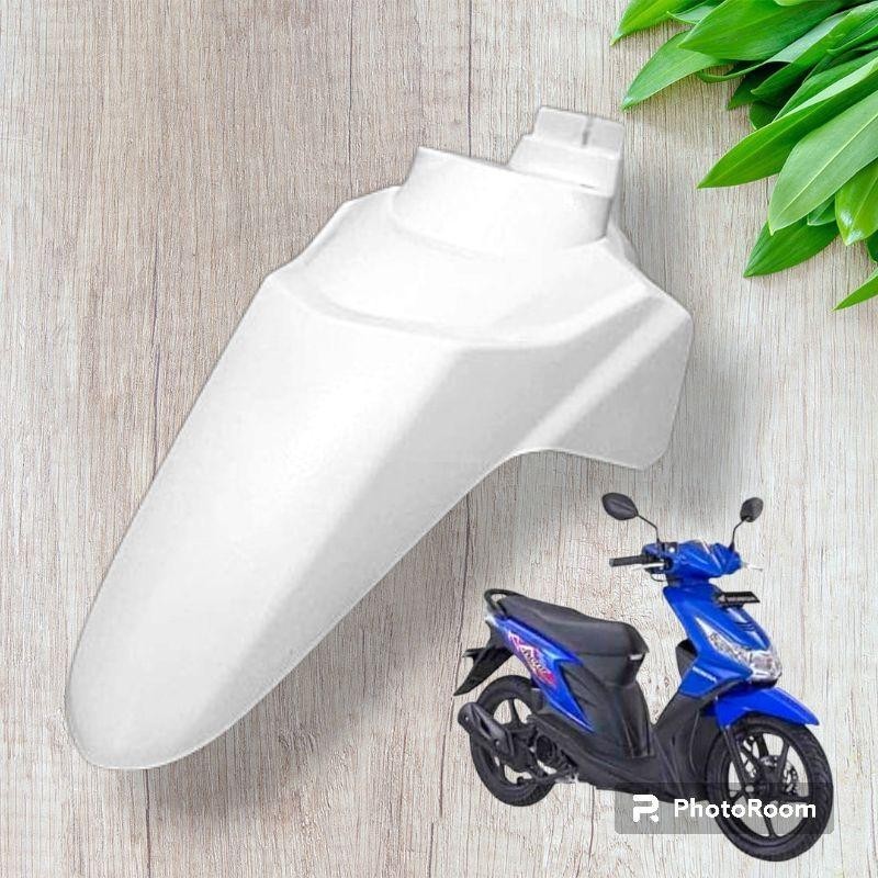 spakbor depan slebor depan honda beat lama karbu 2010-2012 warna putih mirip ori