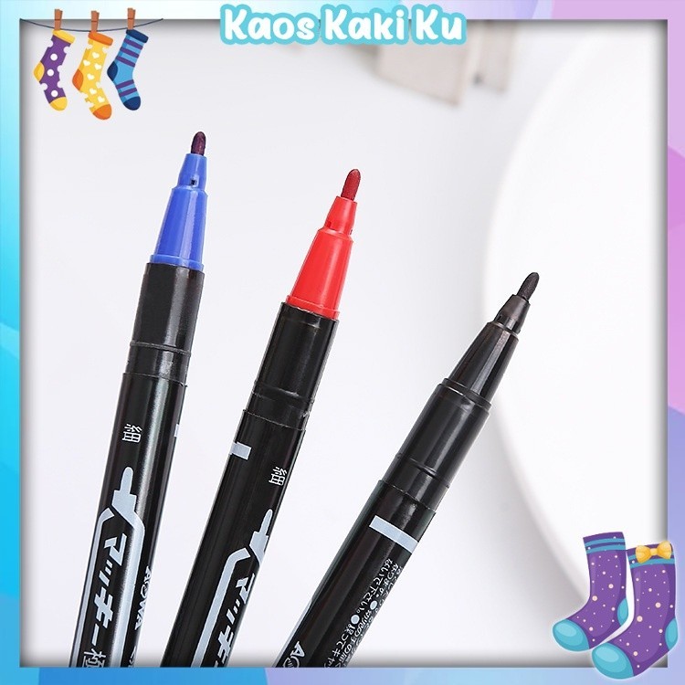 

Pulpen Spidol 2 in 1 Pena Marker Dua Fungsi Dual Tip 892