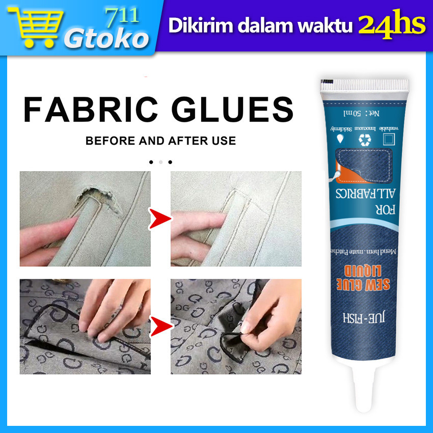 

Lem Perekat Kain Kulit Tanpa Jahit Super Kuat Lem Baju Sewing Glue
