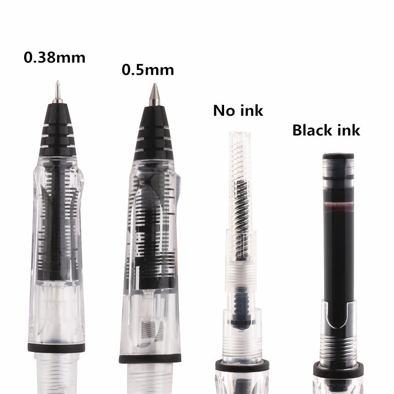 

High Quality 0.38/0.5mm Nib Business Office Fountain Pen Gel Pens Student Stationery School Supplies New