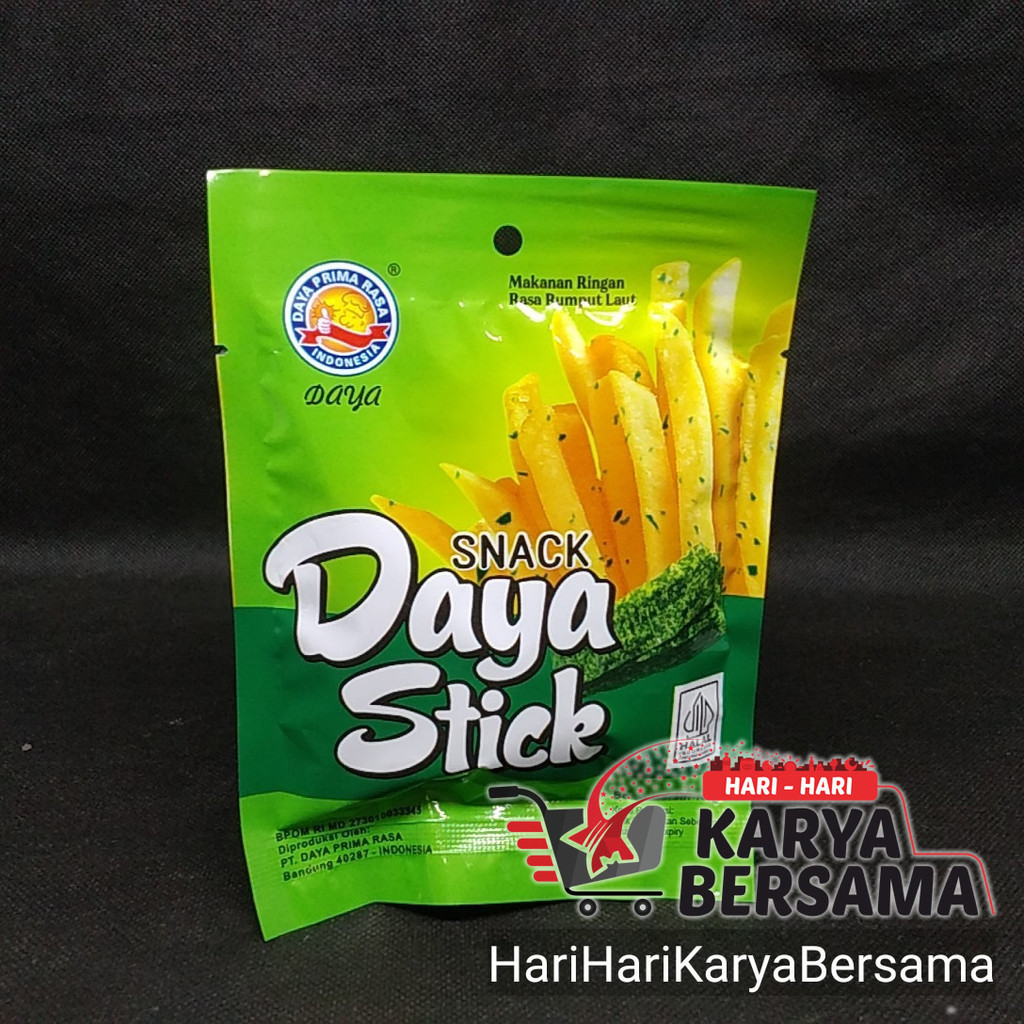 

DAYA SNACK STICK RASA RUMPUT LAUT 18GR