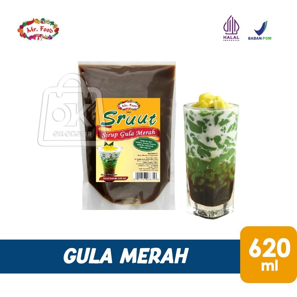 

Sirup Gula Merah Sruut Syrup Gula Cendol Dawet (Pouch 620ml)