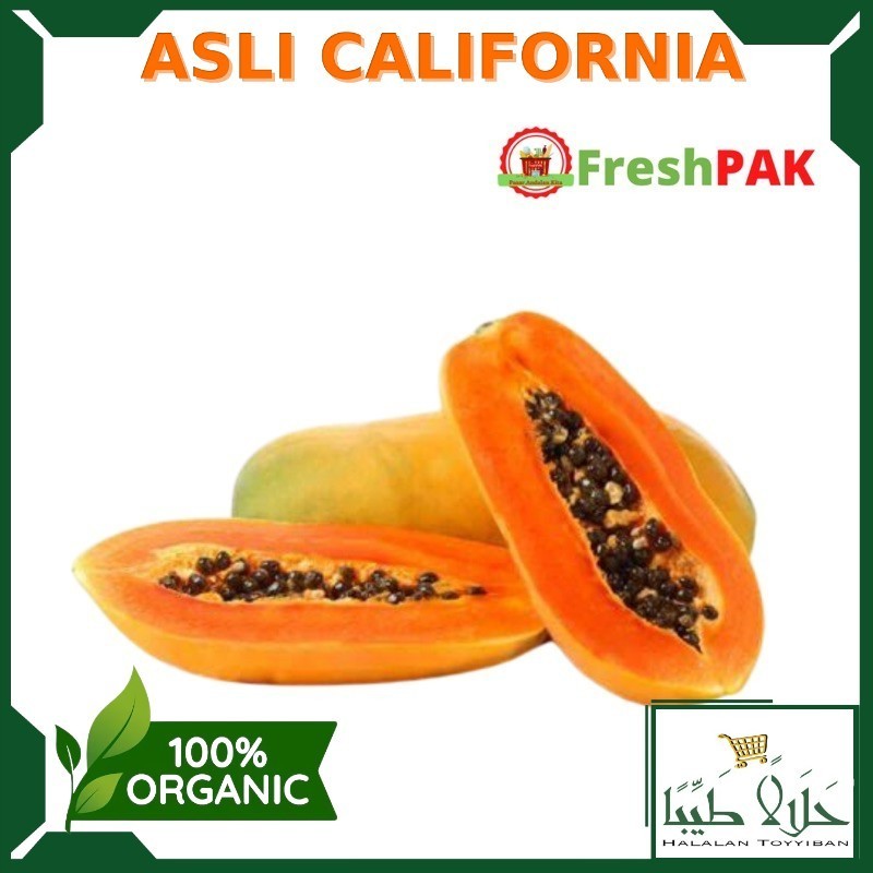 

FreshPAK - Buah Pepaya California Segar / Buah Segar Per 1 Buah