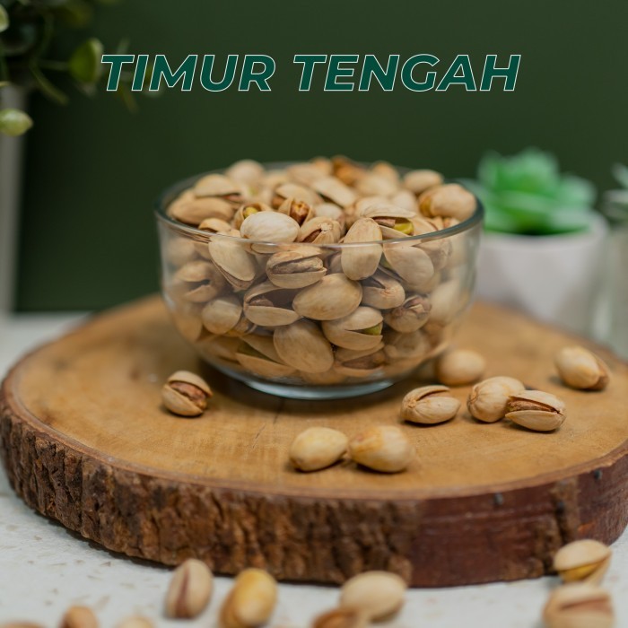 

KACANG PISTACHIO 1 KG ROASTED PREMIUM QUALITY - TIMUR TENGAH