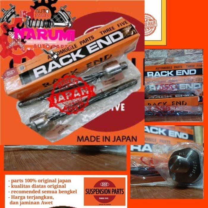 RACKEND RACK END TOYOTA KIJANG SUPER / KAPSUL Long Tierod 555 JEPANG