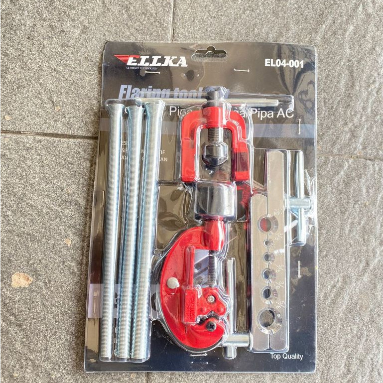 ELLKA GERMANY TEKHNOLOGY Flaring tool + cutter pipa Ac 1 Set 5Pcs