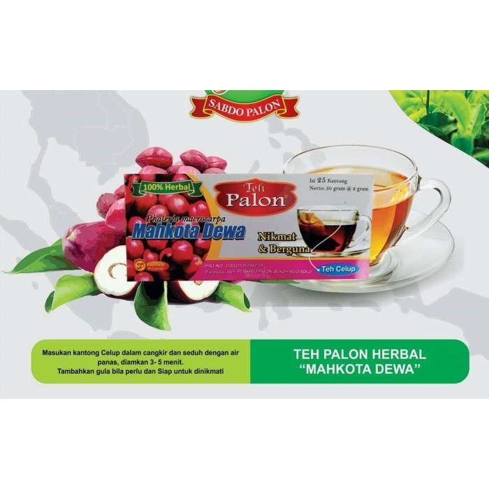 

TEH PALON HERBAL CELUP MAHKOTA DEWA 100% HERBAL