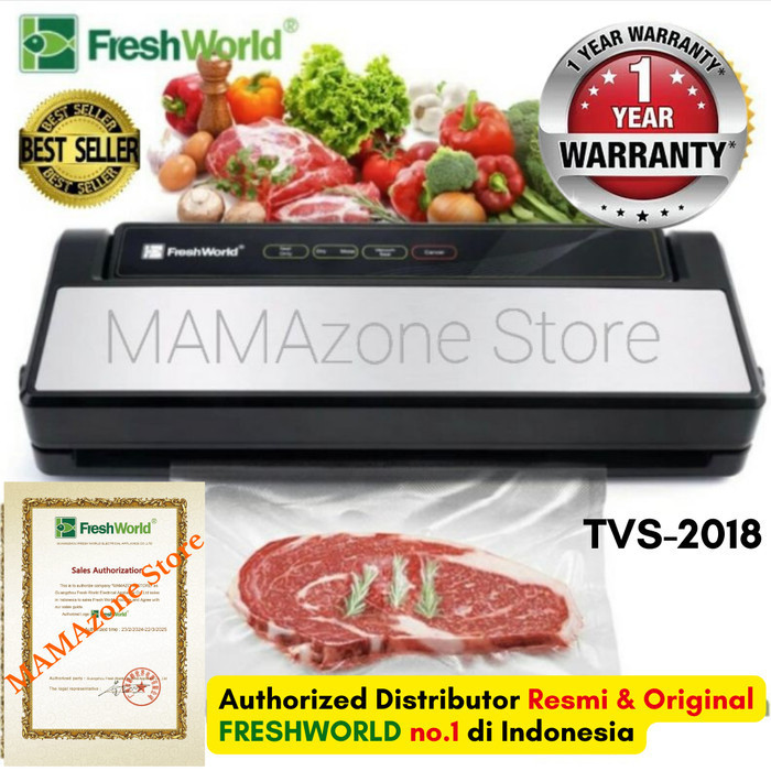 FRESHWORLD Vacuum Sealer TVS2018 TVS 2018 TVS-2018 - 3 Bulan