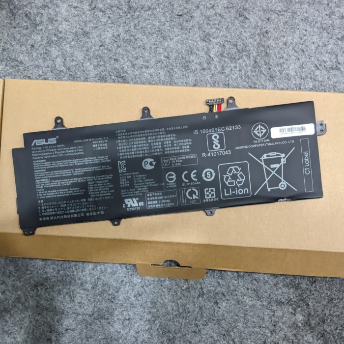 Baterai Asus Zephyrus GX501 GX501V GX501GI GX501GM GX501VS C41N1712