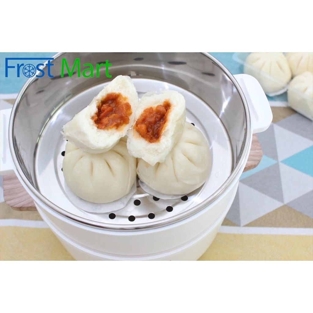 

Bakpao Ayam / Chasiu Pao Ayam isi 8 Pcs Halal SKS Dimsum Frozen