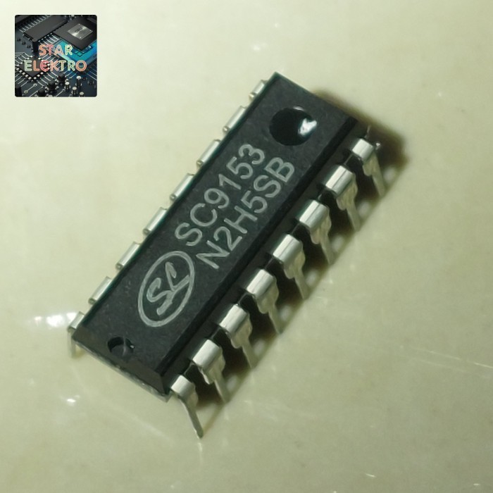 SC9153 Dip-16 SC 9153 IC Stereo Digital Volume Control SiLan