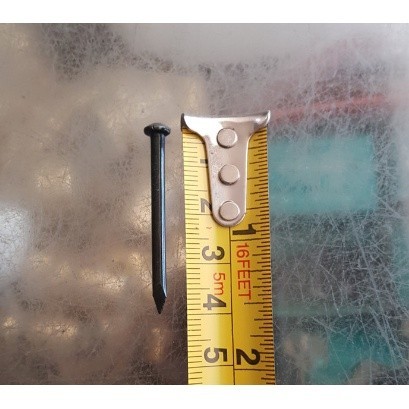 Paku beton Hitam 4cm/ paku beton 4 cm/ paku 4cm (harga untuk 1bj)