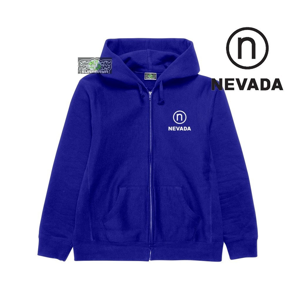 COD Jaket Anak Laki Laki Hoodie Anak Perempuan Polos Zipper Cowok Cewek Motif NEVADA Usia 3 4 5 6 7 