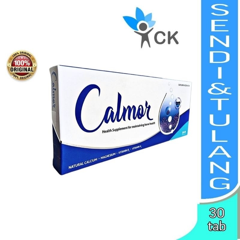 CALMOR CHEW TAB BOX ISI 30 suplemen kalsium