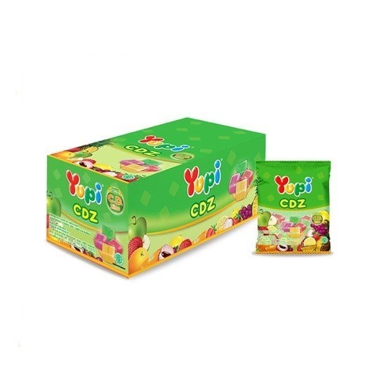 

Permen Gummy Yupi CDZ 12g Isi 12pcs Cemilan Murah dan Enak