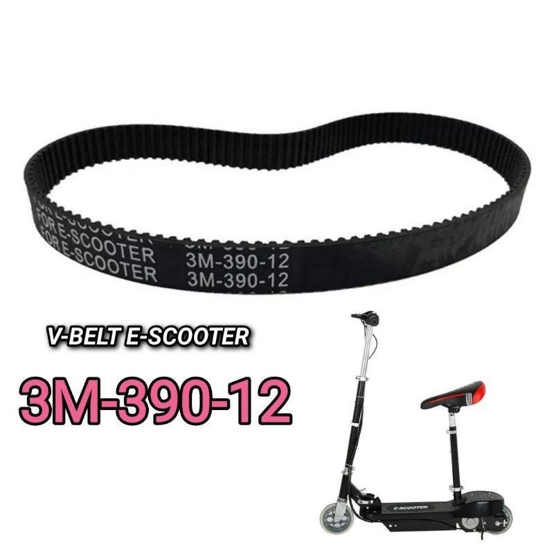 Timing Belt Karet Dinamo Skuter Elektrik 3M-390-12 Drive V-Belt Untuk Sepeda Elektrik Skuter Scooter