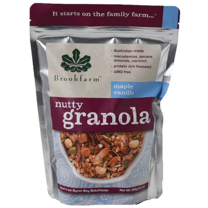

BROOKFARM NUTTY GRANOLA MAPLE VANILLA [350 G]