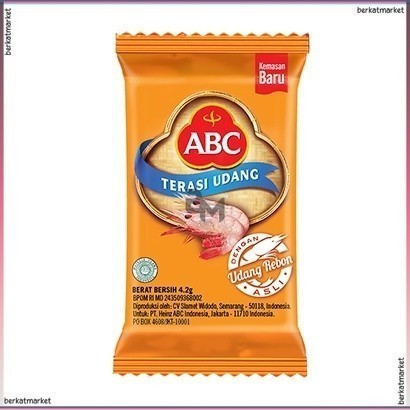 

SHRIMP PASTE TERASI UDANG ABC 4,2G X 20S TERASI UDANG MATANG ABC 1 PACK