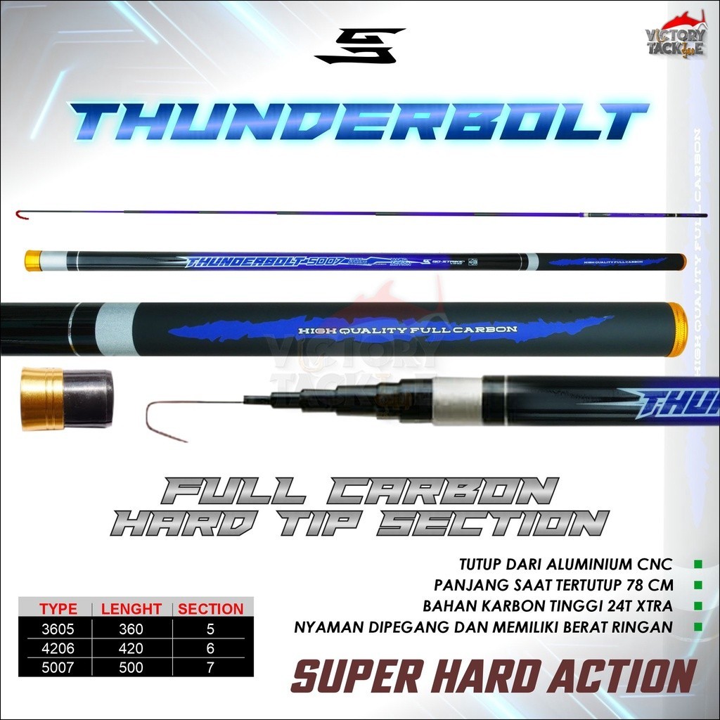 EXTRA BONUS | VERSUS GO-STRIKE THUNDERBOLT 360 | 420 | 500 JORAN PANCING TEGEK KOLAM GALATAMA LELE F