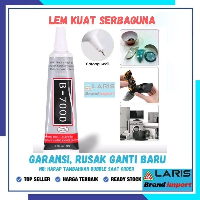 

LEM KUAT SERBAGUNA POWER GLUE STRONG ADHESIVE 15 ML - B-7000