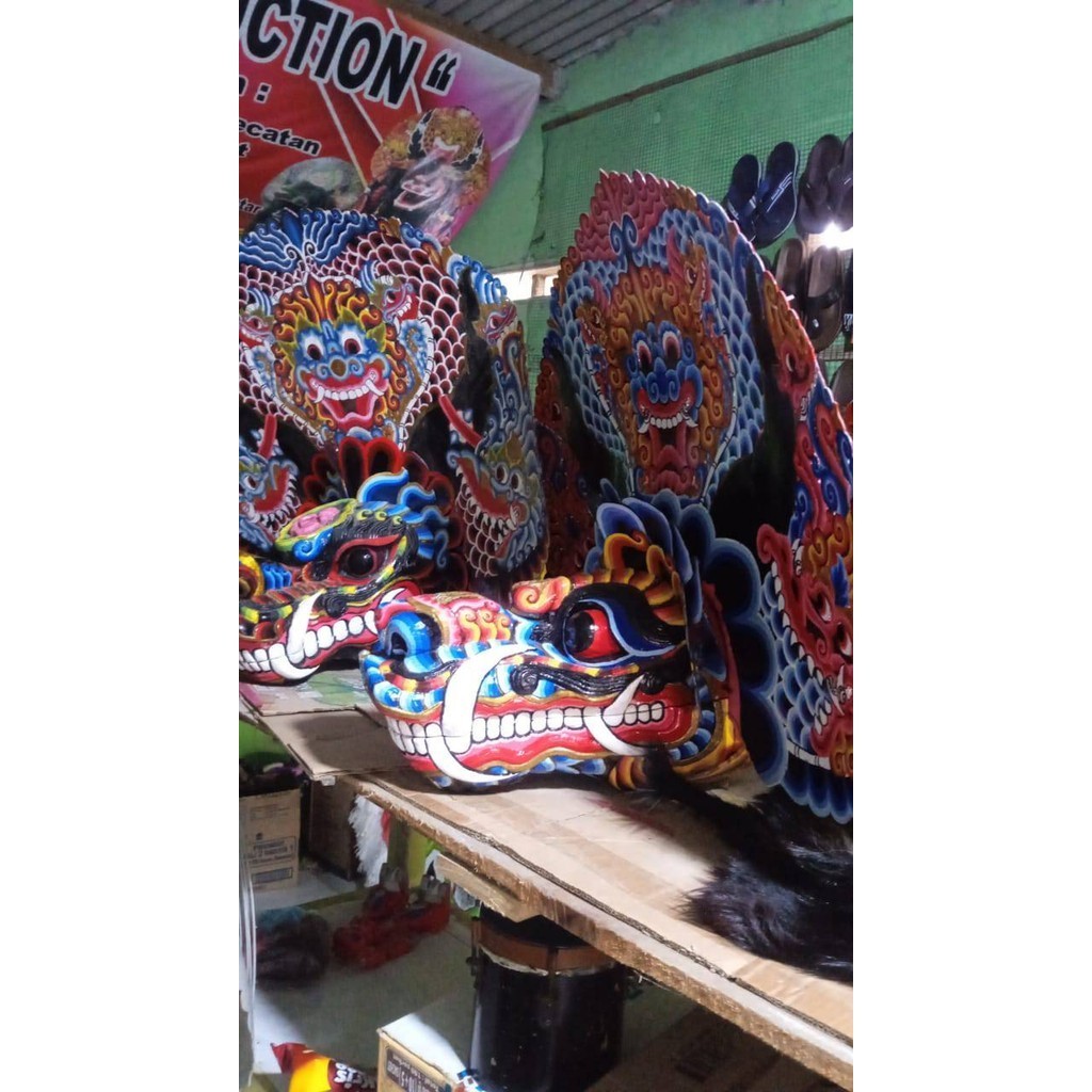 Barongan Kayu untuk Anak anak - barongan anak spon besar