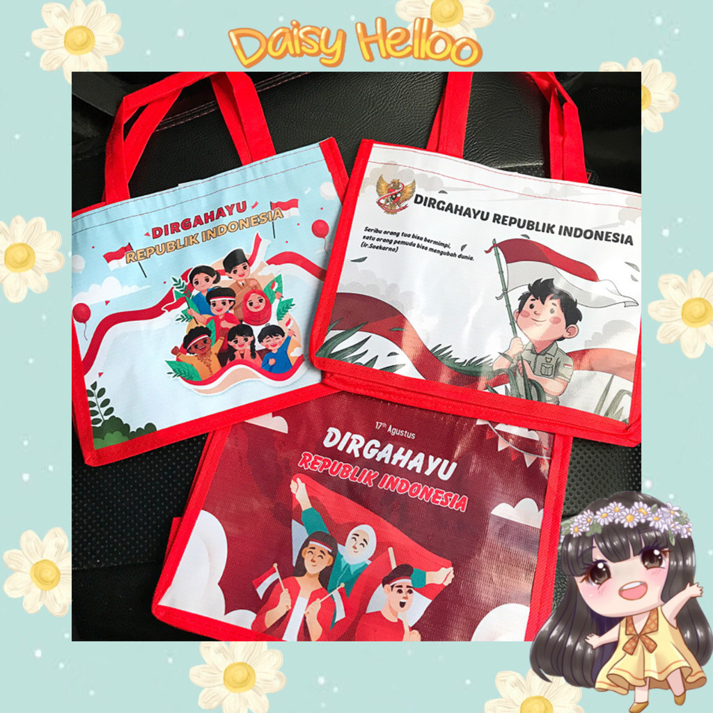 

Tas Tenteng Mini Kemerdekaan 17 Agustus 2024 Hampers Parcel Merah Putih Goodie Bag Lucu Hadiah Kado Snack Bjm Banjar Banjarmasin DaisyHelloo