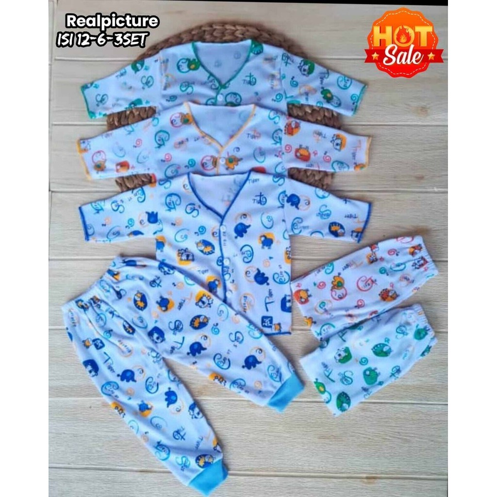 Promo - 3 Set 1 Set Baju Bayi Baru Lahir