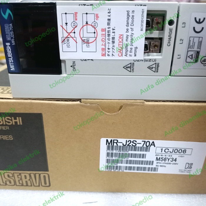 AC99 MR-J2S-70A Servo Drive Mitsubishi Mr j2s 70a