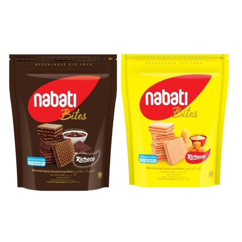 

Nabati Wafer Richeese Richoco Bites 115 gr