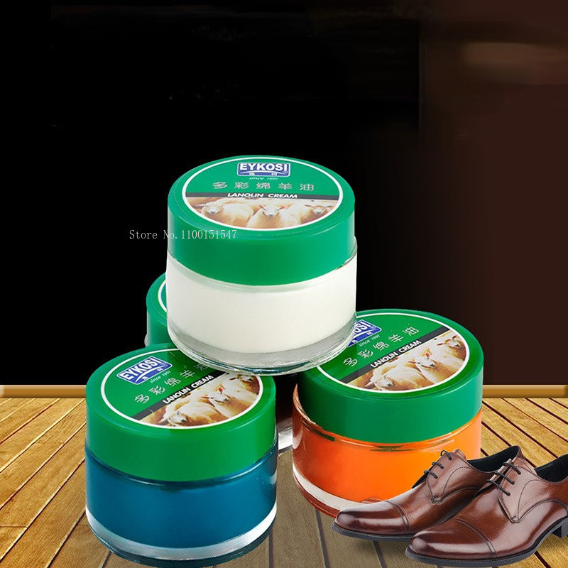 

50g Colorful Sheep Oil Skin Shoe Polish Coloring Toner Leather Jacket Leather Bag Maintenance Refurbished Glazing Toner Cream