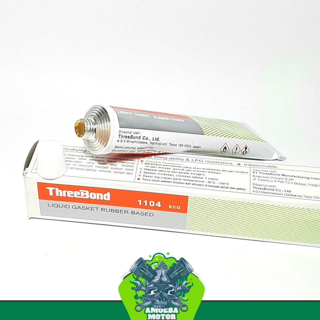 threebond 1104 lem gasket tribon paking cair liquid 50gram japan Kualitas Ori