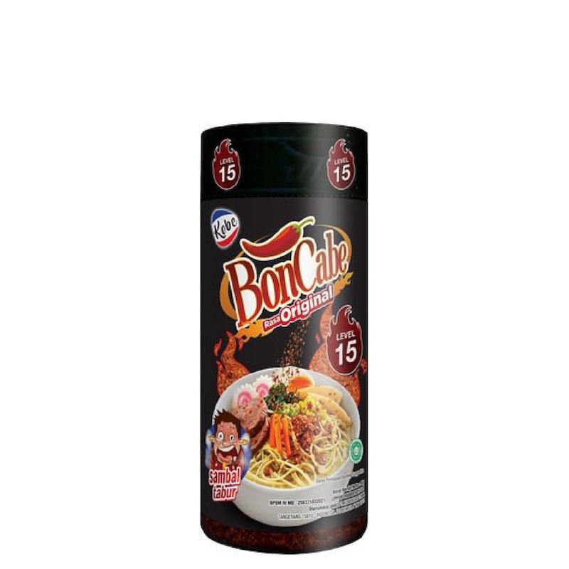 

Kobe Boncabe Sambal Tabur Original (Lv 15) 3 x 45 gr