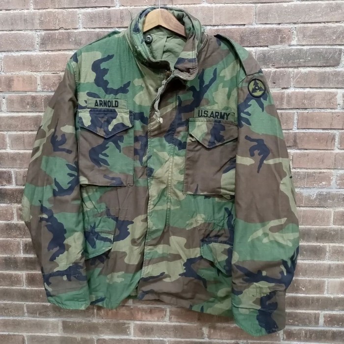 jaket us army camo tebal berburu sz XL m65